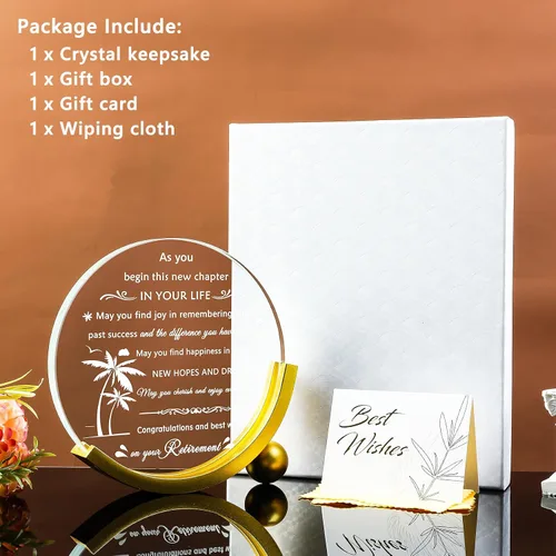 Vista 5 de YWHL Regalos de jubilación para mujeres/hombres, los mejores regalos de jubilación para profesores, compañeros de trabajo, jefe, enfermera, recuerdo