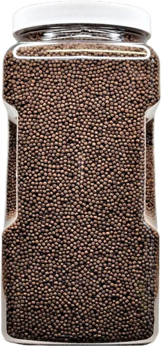 Vista 2 de Pellets flotantes de gusano negro de 0.079 in con potenciadores de color y vitaminas. Ideal para todos los peces tropicales, peces marinos