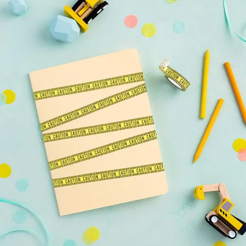 Vista 2 de Daydream Society Under Construction Washi Tape, 1 rollo - 32.8 ft