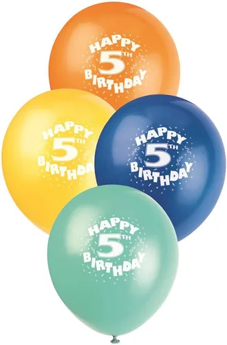 Vista 6 de Globos de látex de 12 pulgadas para el segundo cumpleaños, 6