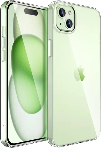 Vista 14 de Funda transparente para iPhone 14 Plus. Fundas protectoras de silicona TPU de plástico transparente para iPhone 14 Plus [agarre delgado y cómodo]