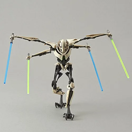 Vista 3 de Bandai Hobby Star Wars 1/12 Modelo de plástico General Grievous "Star Wars", Blanco