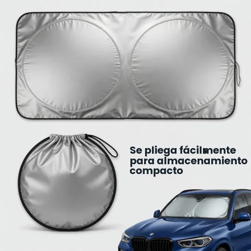 Vista 5 de Parasol plegable para parabrisas de automóvil, camión, SUV, protector