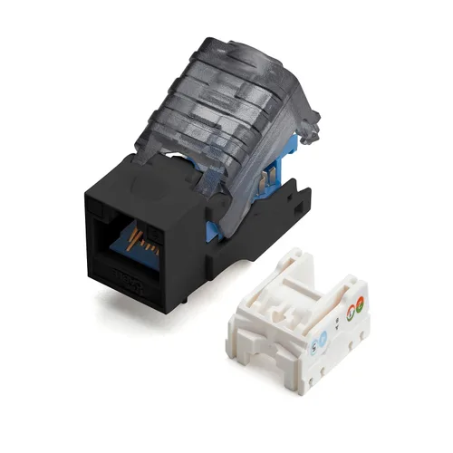 Vista 30 de TRUE CABLE Conector Keystone sin herramientas Cat5e, sin blindaje (UTP), PoE++ (4PPoE) 100W, certificación UL, verificado ETL, certificado ANSI/TIA