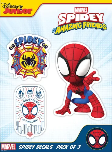 Vista 10 de Marvel Spidey and His Amazing Friends Calcomanías - Juego de 4 calcomanías de vinilo Ghost-Spider Gwen Stacy para automóvil, botella de agua