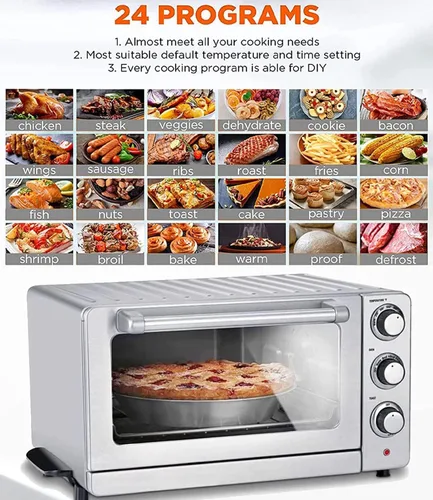 Vista 5 de Horno tostador de convección (1800W) para hornear asar y tostar