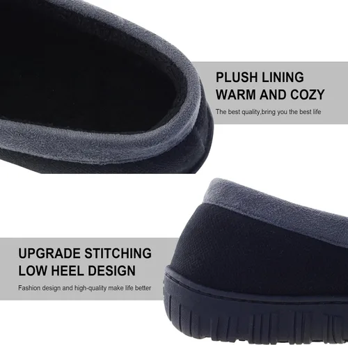 Vista 2 de Pantuflas para hombre para interiores y exteriores, zapatillas de casa cómodas