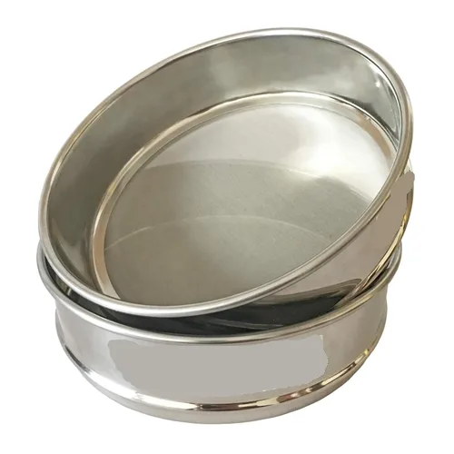 Vista 5 de Economy Test Sieve - 8" Diameter, 304 Stainless Steel Wire Cloth, 400 Mesh, Durable & Smooth Edges 1pcs(325mesh 0.045mm)