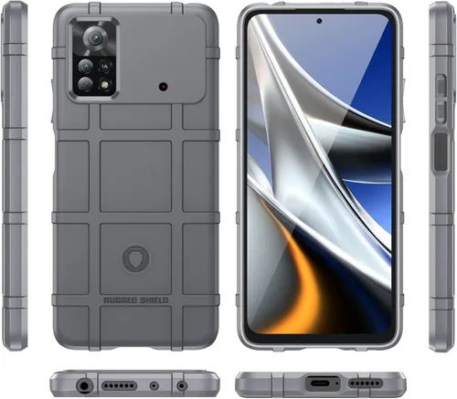 Vista 2 de Funda delgada para Xiaomi Poco X4 Pro 5G, resistente funda duradera con protección de grado militar a prueba de golpes, probada contra caídas