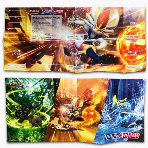 Vista 4 de Pokemon TCG: Baraja temática de Sword & Shield con Cinderace.