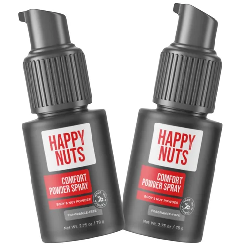 Vista 10 de Happy Nuts Comfort - Desodorante en aerosol en polvo para hombres: defensa del sudor antirozaduras, control de olor, sin aluminio, regalo perfecto