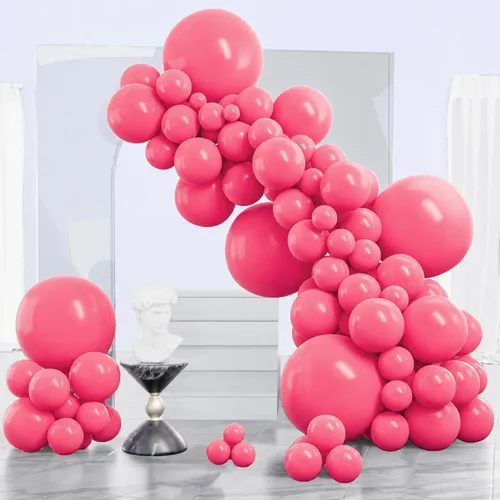 Vista 29 de PartyWoo - Globos de color nude, 140 unidades, color albaricoque, estilo bohemio, otoño, diferentes tamaños Albaricoque-f05