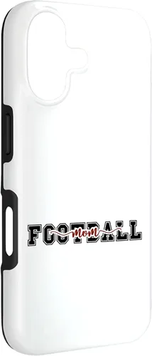 Vista 3 de Proud Football Mom Game Day Varsity Script Style Case for iPhone 17