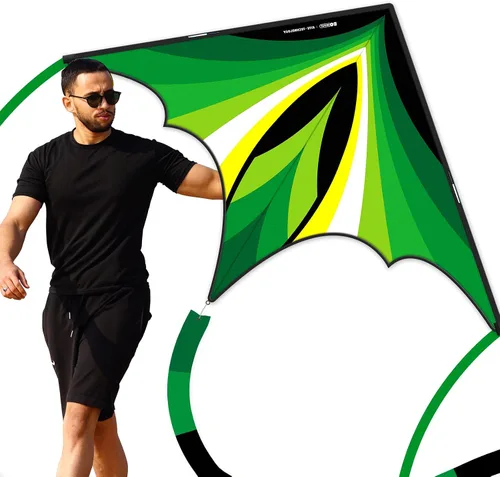 Vista 11 de Cometa en Forma de Triángulo - Fácil de Controlar, con un Diseño Llamativo, es Perfecta para Entretenimiento al Aire Libre y Adecuada