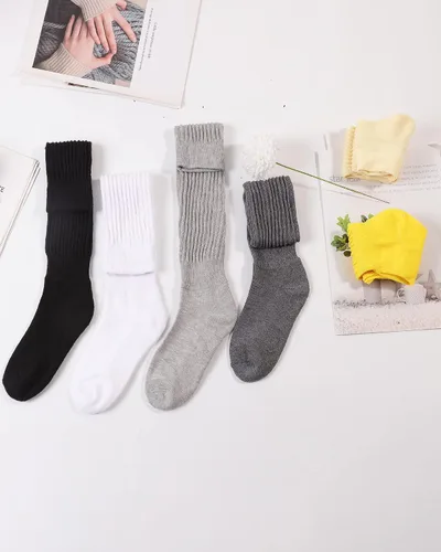 Vista 7 de Slouch Socks Women,Scrunch Socks,Knee High Slouchy Socks for Women