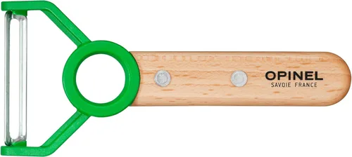 Vista 8 de OPINEL Le Petit Chef - Juego completo de cocina de 3 piezas, cuchillo de chef con punta redondeada, protector de dedos, pelador, para niños