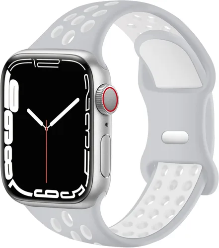 Vista 13 de Correas deportivas compatibles con correas de Apple Watch de 1.496 in 1.575 in 1.614 in 1.654 in 1.732 in 1.772 in 1.811 in 1.929 in, correa
