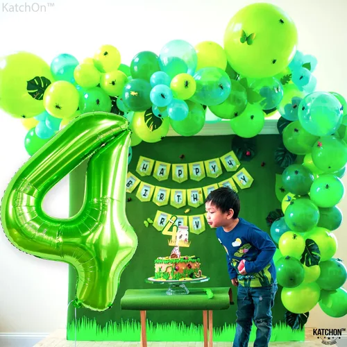Vista 798 de KatchOn Globo negro del número 1 de 40 pulgadas, globo de feliz cumpleaños Large Mylar Number One Balloon for 1st Birthday Decorations, Foil