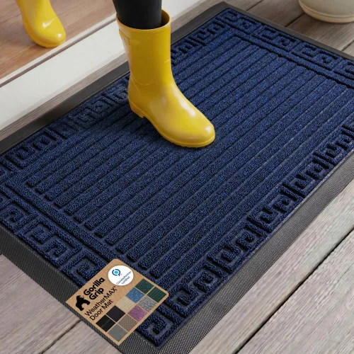 Vista 44 de Gorilla Grip - Tapete WeatherMax todo terreno 100% impermeable, caucho natural, resistente a manchas y decoloración, interior y exterior, fácil