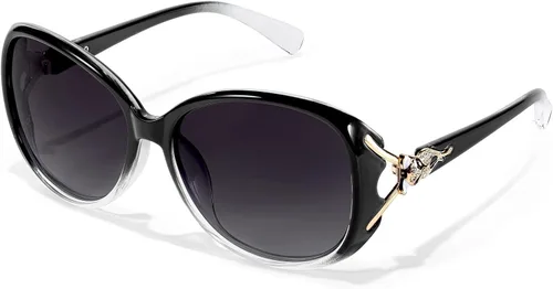 Vista 23 de FIMILU Gafas de sol para mujer, lentes de sol polarizados de gran tamaño, gafas de sol grandes para mujer, protección UV