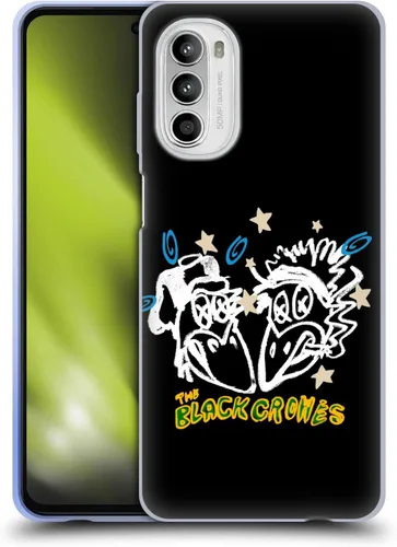 Vista 13 de Head Case Designs Officially Licensed The Black Crowes Artwork Graphics Soft Gel Case Compatible with Motorola Moto G52