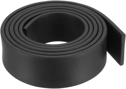 Vista 17 de uxcell Tira de sello de goma rectangular maciza, 0.197 in de ancho, 0.118 in de grosor, 3.3 ft de largo, color negro