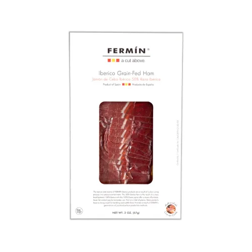 Vista 2 de Trío ibérico Rebanado - Chorizo (2 oz) Jamón (2 oz) Salchichón (2 oz)