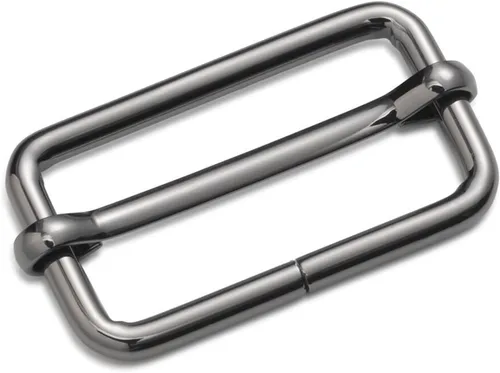 Vista 38 de CooBigo Paquete de 25 hebillas deslizantes ajustables de metal de 1 pulgada, ajustador rectangular Tri-Glide, deslizador de correa de tirantes