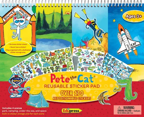 Vista 9 de Teacher Created Resources Láminas de Pegatinas Reutilizables Aventuras Increíbles