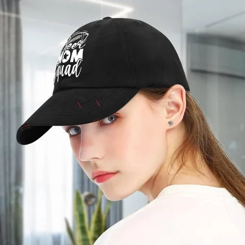 Vista 5 de Gorro de golf con texto en inglés "Cheer Mom", color negro, para hombres, regalos para novios, gorras de béisbol