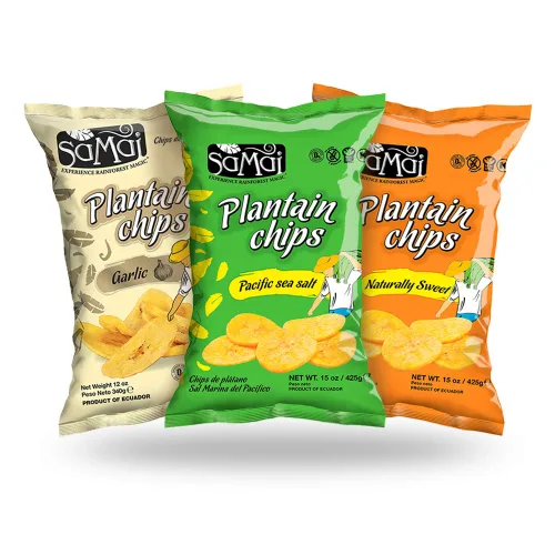 Vista 15 de SAMAI Chips de plátano de chile de 2.65 onzas, paquete de 15 unidades, totalmente naturales, sin OMG, sin gluten y Kosher