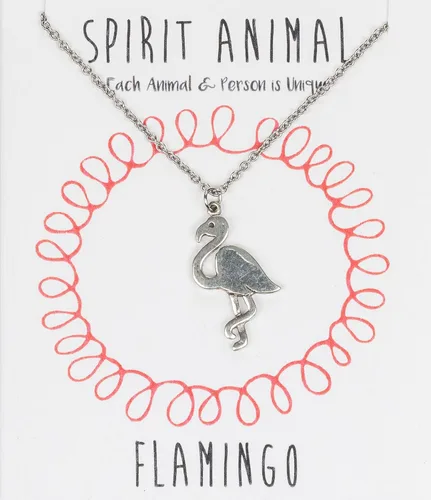 Vista 3 de Shag Wear - Collar con dije de espíritu animal de peltre para mujer, con sobre de regalo