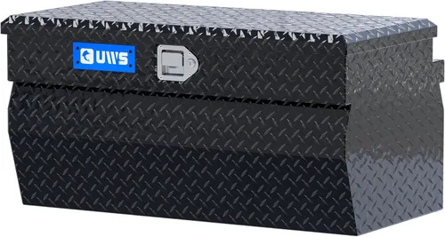 Vista 5 de UWS EC20172 Caja de almacenamiento de aluminio de pared pesada de aluminio brillante de 36 pulgadas, tapa RigidCore