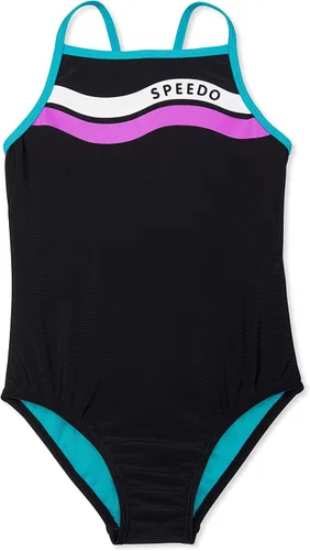 Vista 12 de Speedo Traje de baño de una pieza para niña con tiras finas Azul (Blue Print)