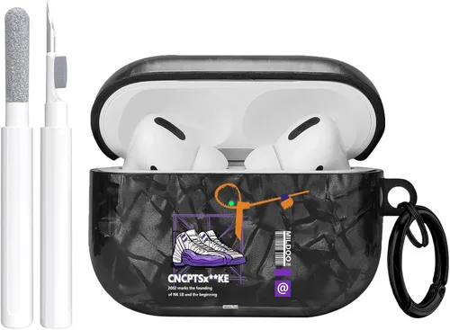 Vista 17 de Gedicht Funda para Airpods Pro, lindo diseño de fútbol de TPU suave fundas para Airpods Pro 1ª generación, a prueba de golpes para Airpods Pro 2019