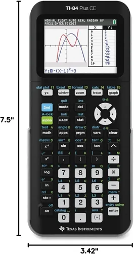 Vista 9 de Calculadora gráfica TI84PLSCEBLUBRY de Texas Instruments, Negro