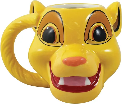 Vista 2 de Disney - Taza de cerámica esculpida con diseño de Simba Cub, el Rey León