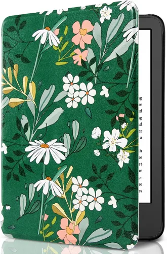 Vista 7 de CoBak Funda para todos los nuevos E-Reader de 6 pulgadas 2024 y 2022 (11 generación), funda inteligente de piel sintética, apagado y encendido