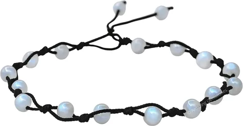 Vista 199 de Amazing Gemstone Crystal Anklet Ankle Bracelets for Women - Waterproof Beaded Healing Crystal Anklets, Plus Size Chakra Gemstone Bead Anklet