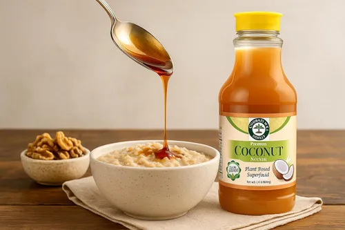 Vista 7 de Good Balance Health - Néctar de coco Edulcorante líquido natural Edulcorante de bajo índice glucémico Todo natural y orgánico Sustituto