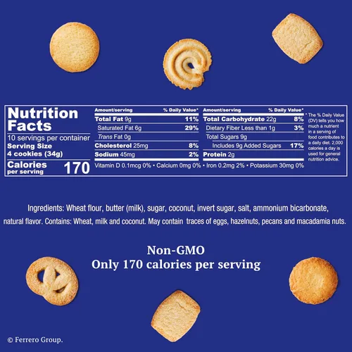 Vista 10 de Royal Dansk Selección de galletas danesas, sin conservantes ni colorantes añadidos, 12 onzas