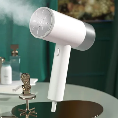 Vista 9 de Vaporizador de mano de 1600 W, potente vaporizador de ropa, portátil de calor rápido, plancha de vapor para viajes en el hogar
