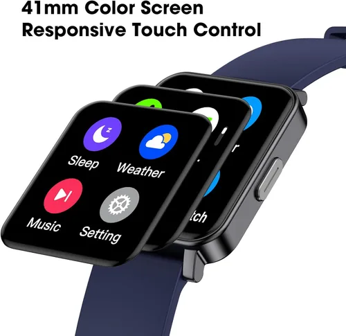 Vista 6 de Reloj inteligente Kummel para adolescentes, sin aplicación/teléfono necesario, relojes de fitness para adolescentes con monitor de frecuencia