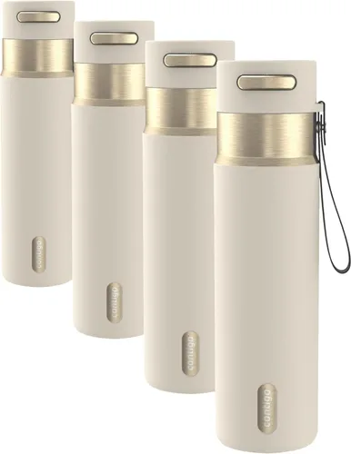 Vista 32 de Contigo Autoseal - Botella de agua de acero inoxidable con aislamiento al Terra Champagne