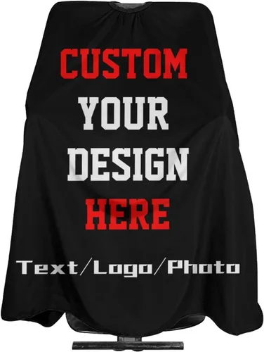 Vista 12 de Capa de barbero impermeable personalizada, Capa de peluquero personalizada, Añade tu texto, Capa de salón personalizada para hombres, Capa de corte