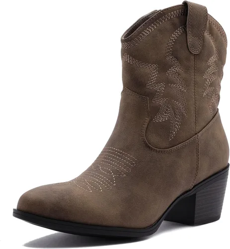Vista 14 de GLOBALWIN Botas vaqueras marrones para mujer 22yy10 negro2