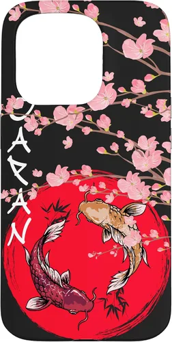 Vista 14 de koi Fish Ying yang,Japanese Flag Japan - Cherry Blossom Case for iPhone 17