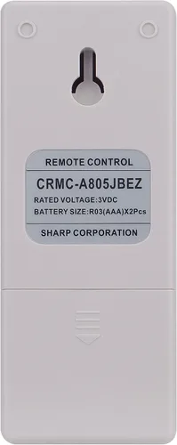 Vista 5 de Control remoto de repuesto para aire acondicionado Sharp CRMC-A805JBEZ CRMC-A589JBEZ CRMC-A810JBEZ CV-10NH CV-10NH CRMC-A729JBEZ CRMC-A753JBEZ