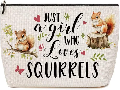 Vista 50 de Lovdazzles Dragon Gifts for Girls Makeup Bag Funny Animal Cosmetic Bag Gifts for Dragon Lovers Women, Just A Girl Who Loves Dragons, Christmas