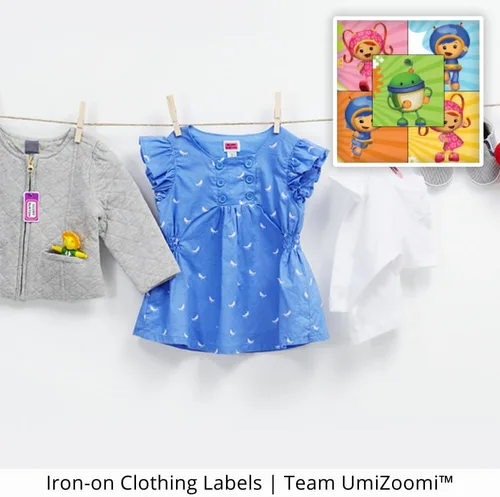 Vista 11 de Blaze and The Monster Machines - El paquete de ropa personalizado incluye etiquetas adhesivas, planchas y bolsas para niños, impermeables y aptas